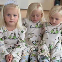 Barn Geggamoja Klänningar<Klänning Pettson och Findus Beige