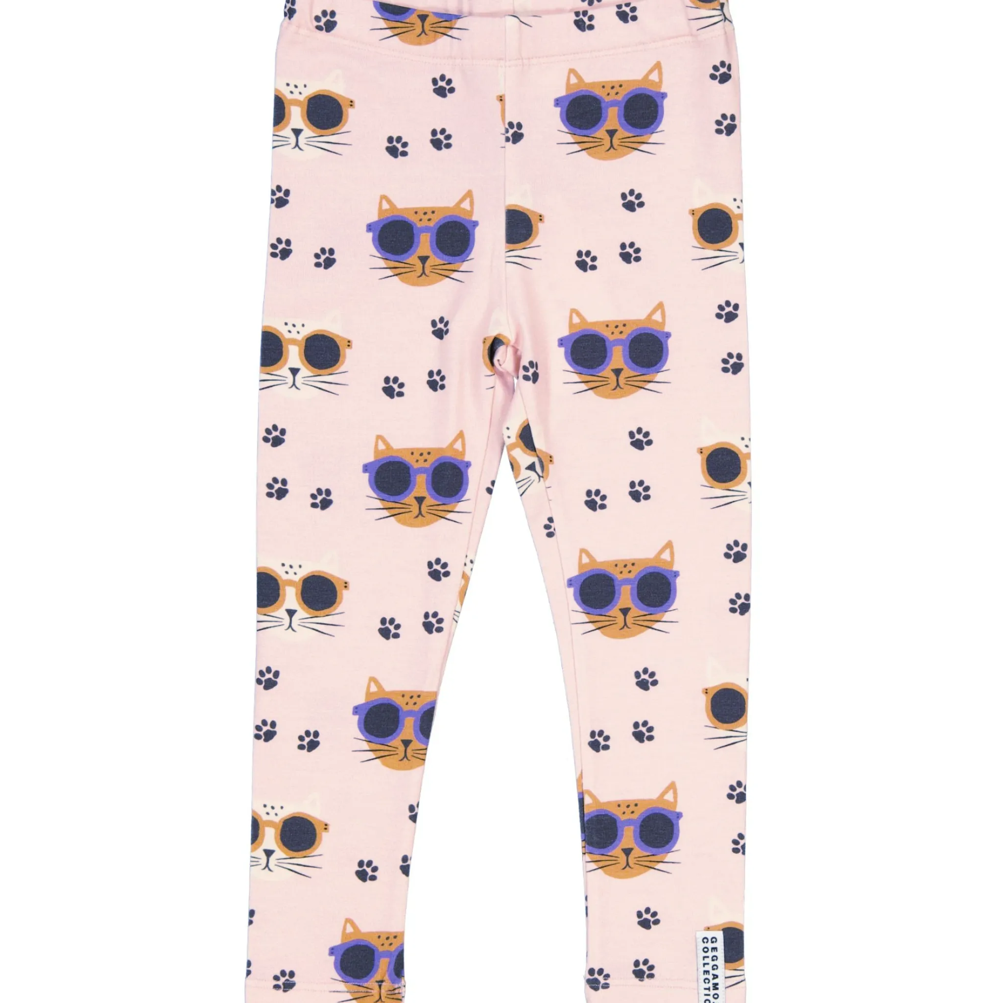 Barn Geggamoja Leggings Och Tights|Bambukläder<Leggings Bambu Cool Cats Rosa