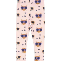 Barn Geggamoja Leggings Och Tights|Bambukläder<Leggings Bambu Cool Cats Rosa