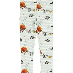 Barn Geggamoja Leggings Och Tights<Leggings Mamma Mu och Kråkan Mint/Vit