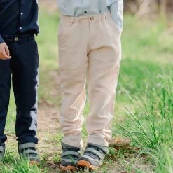 Barn Geggamoja Byxor<Linnebyxor Natur