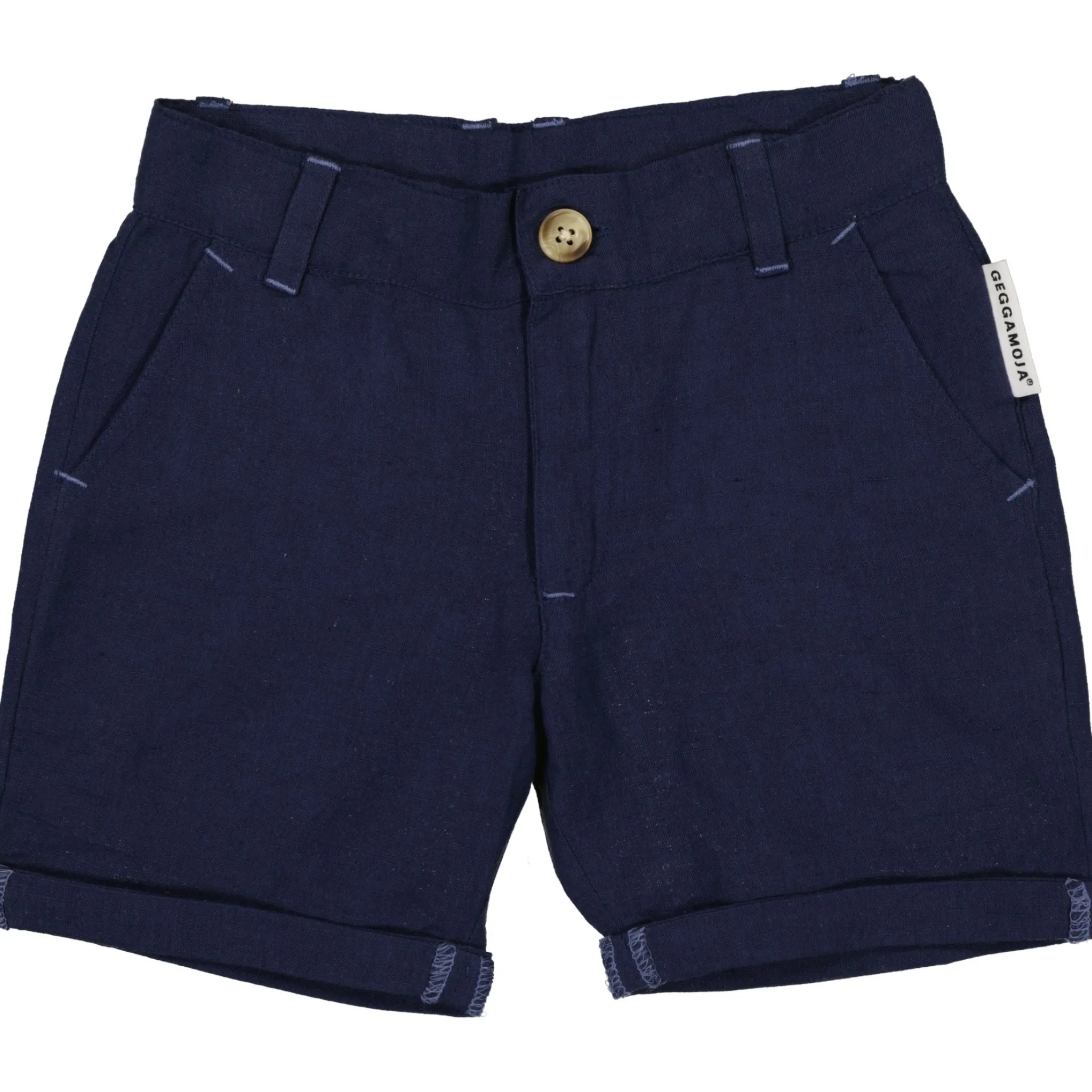 Barn Geggamoja Shorts<Linneshorts Navy
