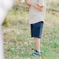 Barn Geggamoja Shorts<Linneshorts Navy