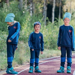 Barn Geggamoja Tunna Mössor<Mössa Aaron Navy