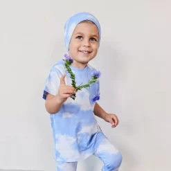 Barn Geggamoja Tunna Mössor|Bambukläder<Mössa Bambu Blue Sky