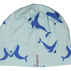 Barn Geggamoja Tunna Mössor|Bambukläder<Mössa Bambu Blue whale