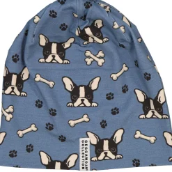 Barn Geggamoja Tunna Mössor|Bambukläder<Mössa Bambu Bulldog Blå