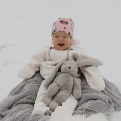 Barn Geggamoja Tunna Mössor|Bambukläder<Mössa Bambu Cool Cats Rosa