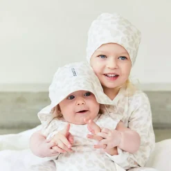 Barn Geggamoja Tunna Mössor|Bambukläder<Mössa Bambu Leo Beige