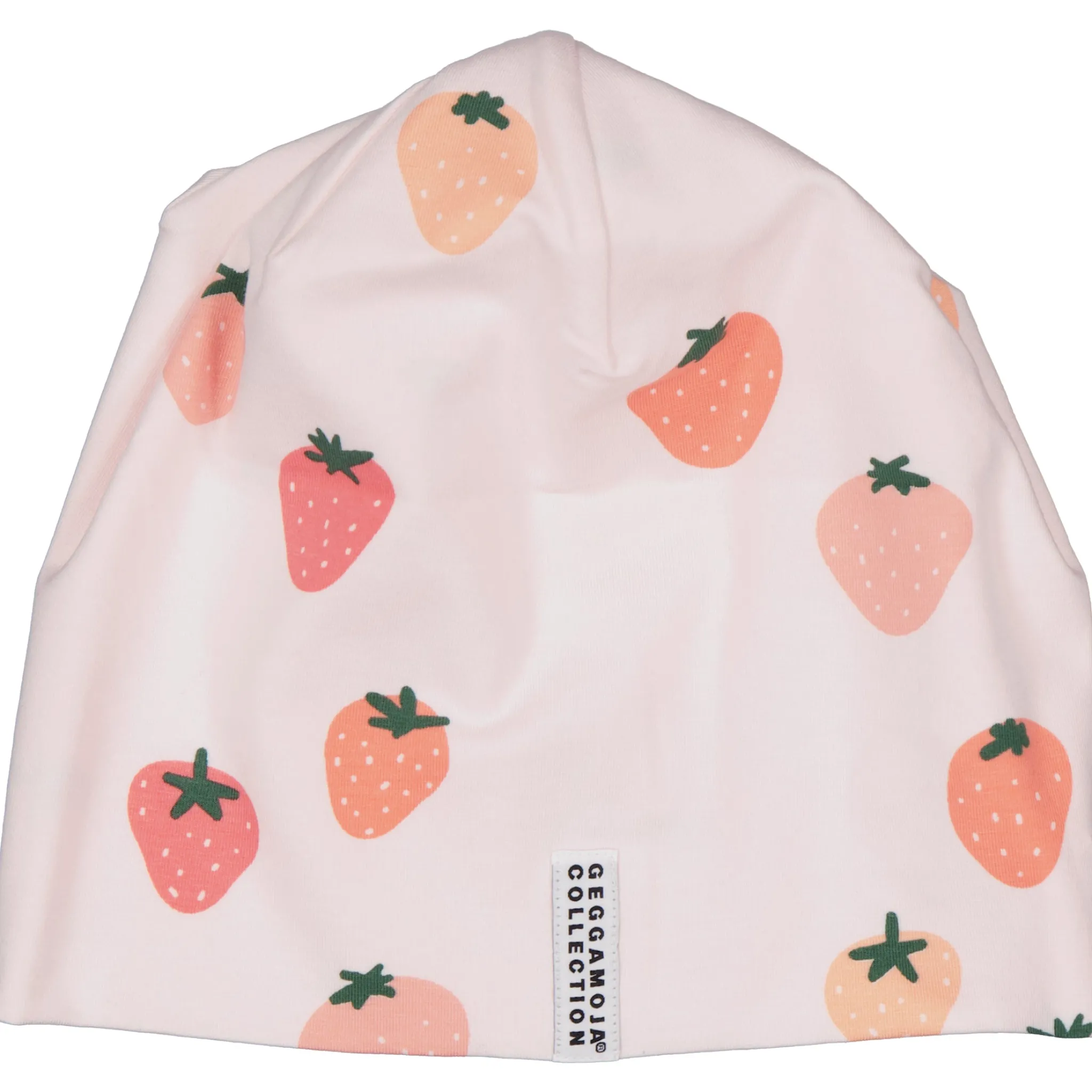 Barn Geggamoja Tunna Mössor|Bambukläder<Mössa Bambu Strawberry
