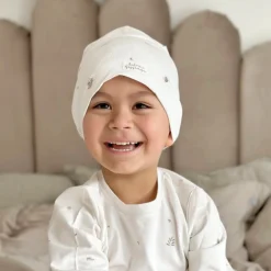 Barn Geggamoja Tunna Mössor|Bambukläder<Mössa Bambu Sweet nature Beige