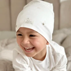 Barn Geggamoja Tunna Mössor|Bambukläder<Mössa Bambu Sweet nature Beige