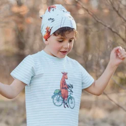 Barn Geggamoja Tunna Mössor<Mössa Mamma Mu och Kråkan Mint/Vit