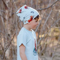 Barn Geggamoja Tunna Mössor<Mössa Mamma Mu och Kråkan Mint/Vit