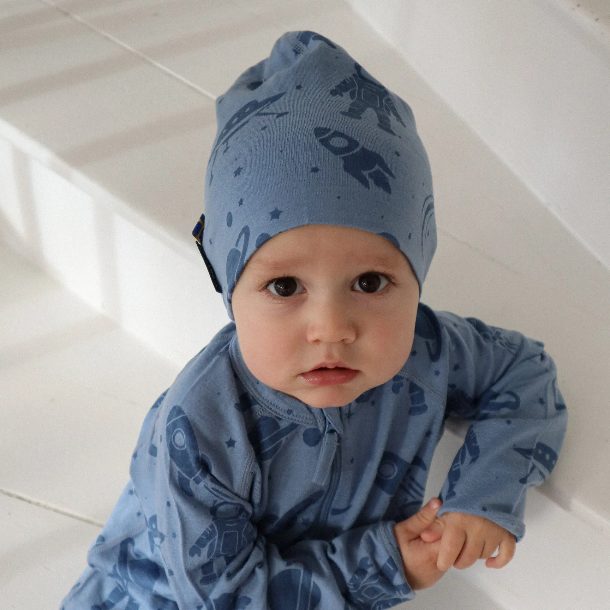 Barn Geggamoja Tunna Mössor|Ull Och Underställ<Mössa Merinoull Astro