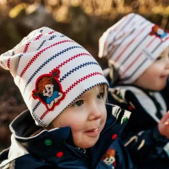 Barn Geggamoja Tunna Mössor<Mössa Pippi Långstrump Randig