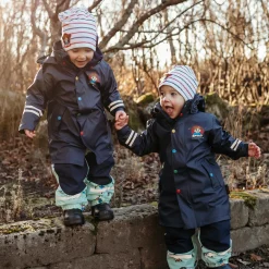 Barn Geggamoja Tunna Mössor<Mössa Pippi Långstrump Randig