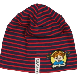 Barn Geggamoja Tunna Mössor|Skal Och Regnkläder<Mössa Pippi Långstrump Röd