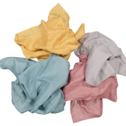 Barn Geggamoja Babyfiltar Och Snuttefiltar|Nyfödd<Muslinfilt 2-Pack Senapsgul/Grå