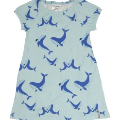 Barn Geggamoja Nattlinnen|Bambukläder<Nattlinne Bambu Blue whale