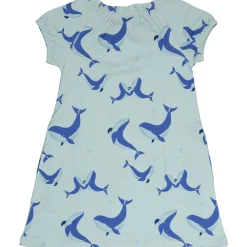 Barn Geggamoja Nattlinnen|Bambukläder<Nattlinne Bambu Blue whale