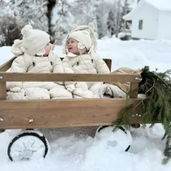 Barn Geggamoja Overaller|Nyfödd<Overall Baby Beige