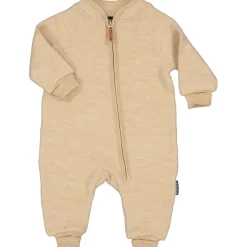 Barn Geggamoja Overaller|Fleecekläder<Overall Ullfleece Beige