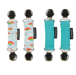 Barn Geggamoja Vanthållare|Accessoarer<2-pack Vanthållares Regnbåge