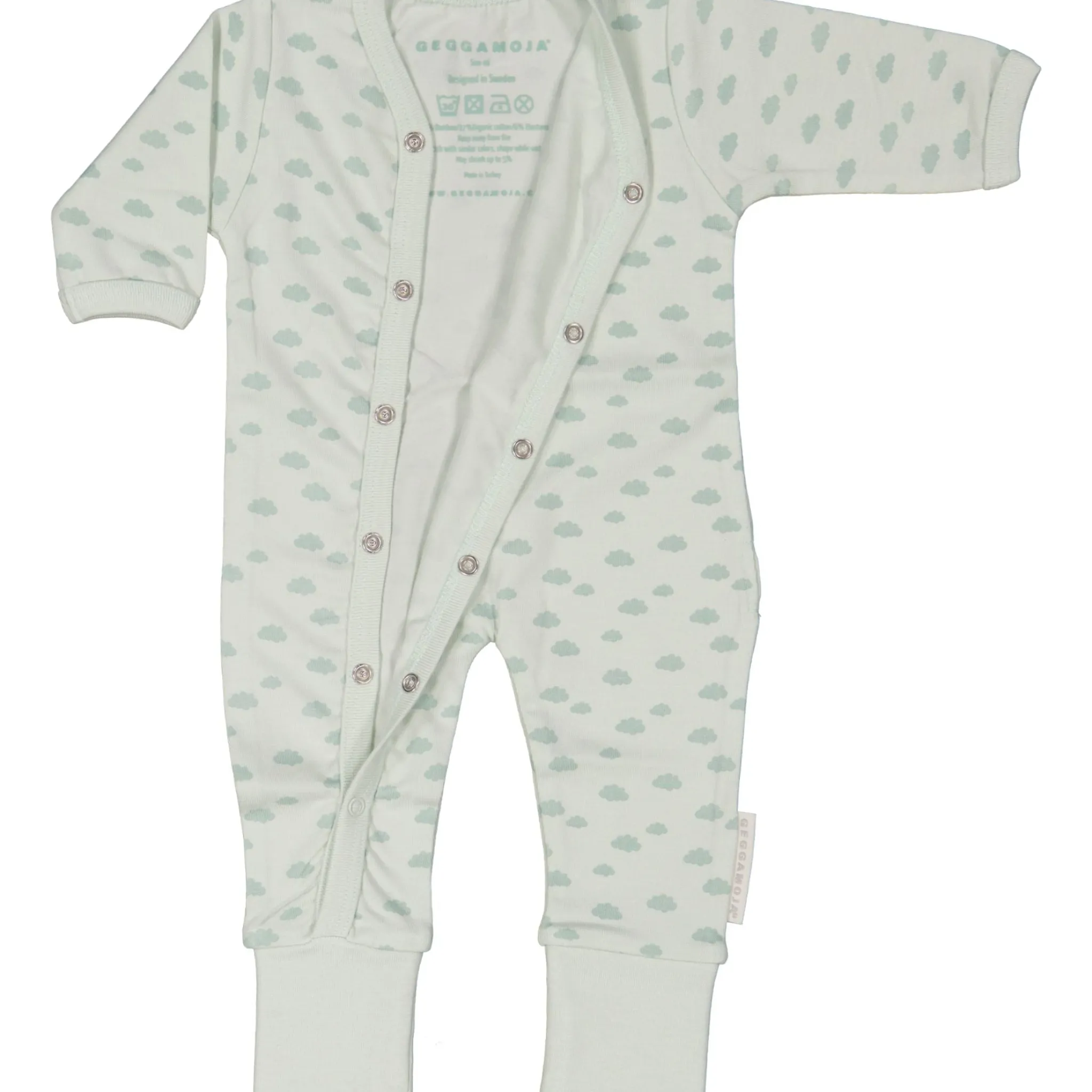 Barn Geggamoja Bodys|Bambukläder<Prematurdräkt bambu Grön