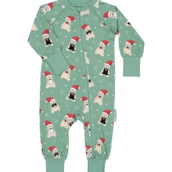 Barn Geggamoja Pyjamas Heldräkt|Bambukläder<Pyjamas Bambu Doddi Jul