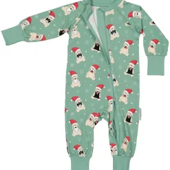 Barn Geggamoja Pyjamas Heldräkt|Bambukläder<Pyjamas Bambu Doddi Jul