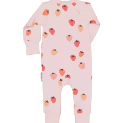 Barn Geggamoja Pyjamas Heldräkt|Bambukläder<Pyjamas Bambu Strawberry