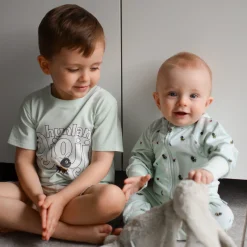 Barn Geggamoja Pyjamas Heldräkt<Pyjamas Humlan Djojj Mint