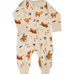 Barn Geggamoja Pyjamas Heldräkt<Pyjamas Mamma Mu och Kråkan Beige