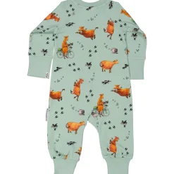 Barn Geggamoja Pyjamas Heldräkt<Pyjamas Mamma Mu och Kråkan Grön