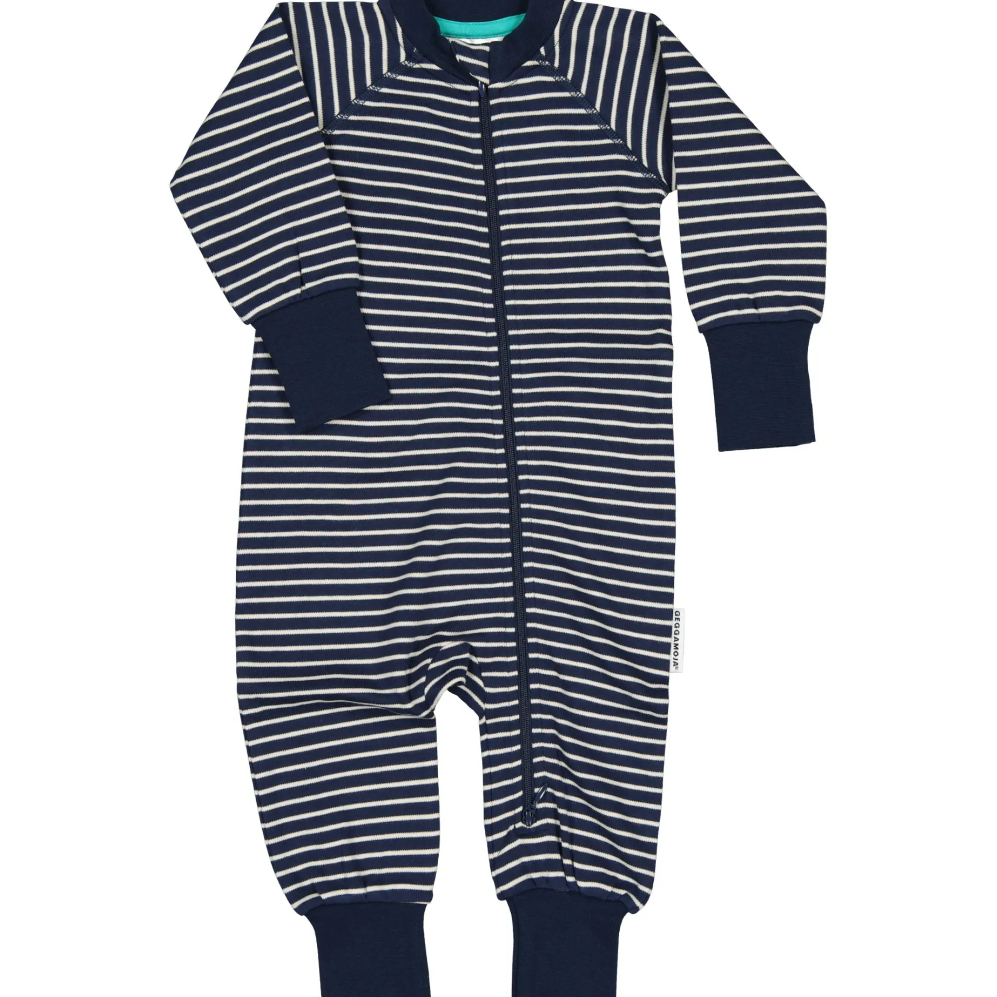 Barn Geggamoja Pyjamas Heldräkt<Pyjamas Navy/Beige