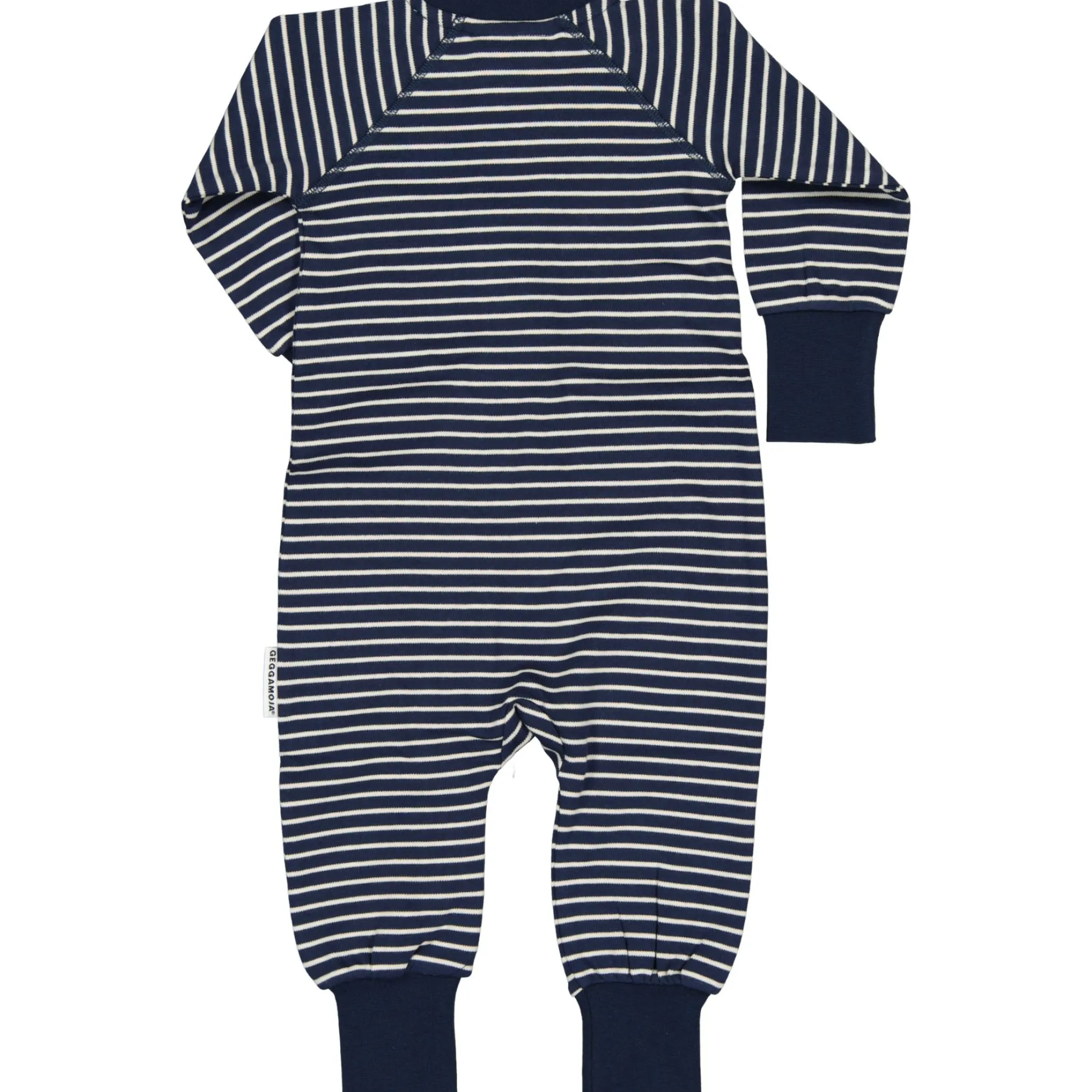 Barn Geggamoja Pyjamas Heldräkt<Pyjamas Navy/Beige