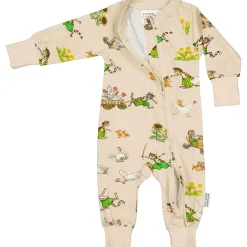Barn Geggamoja Pyjamas Heldräkt<Pyjamas Pettson och Findus Beige