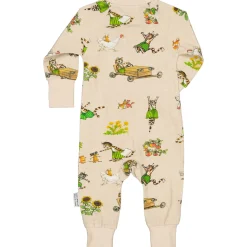 Barn Geggamoja Pyjamas Heldräkt<Pyjamas Pettson och Findus Beige