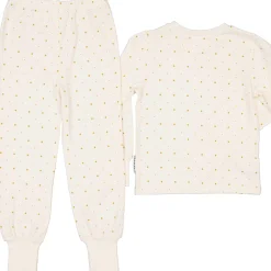 Barn Geggamoja Pyjamas Tvådelad|Bambukläder<Pyjamas tvådelad Bambu Beige