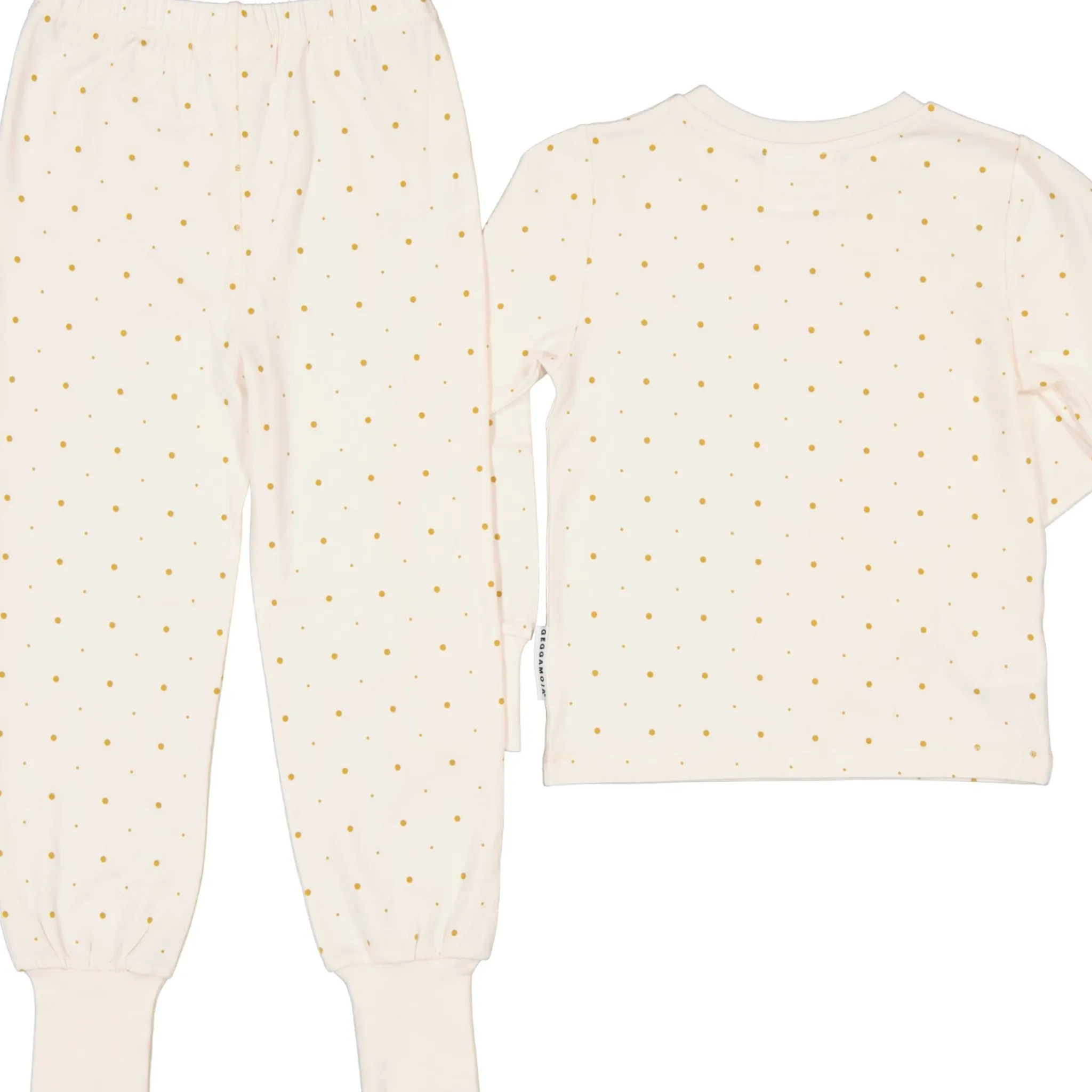 Barn Geggamoja Pyjamas Tvådelad|Bambukläder<Pyjamas tvådelad Bambu Beige