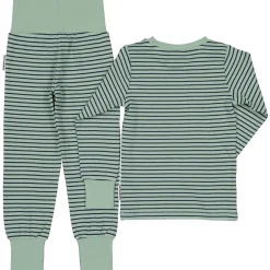 Barn Geggamoja Pyjamas Tvådelad<Pyjamas tvådelad Grön/Navy