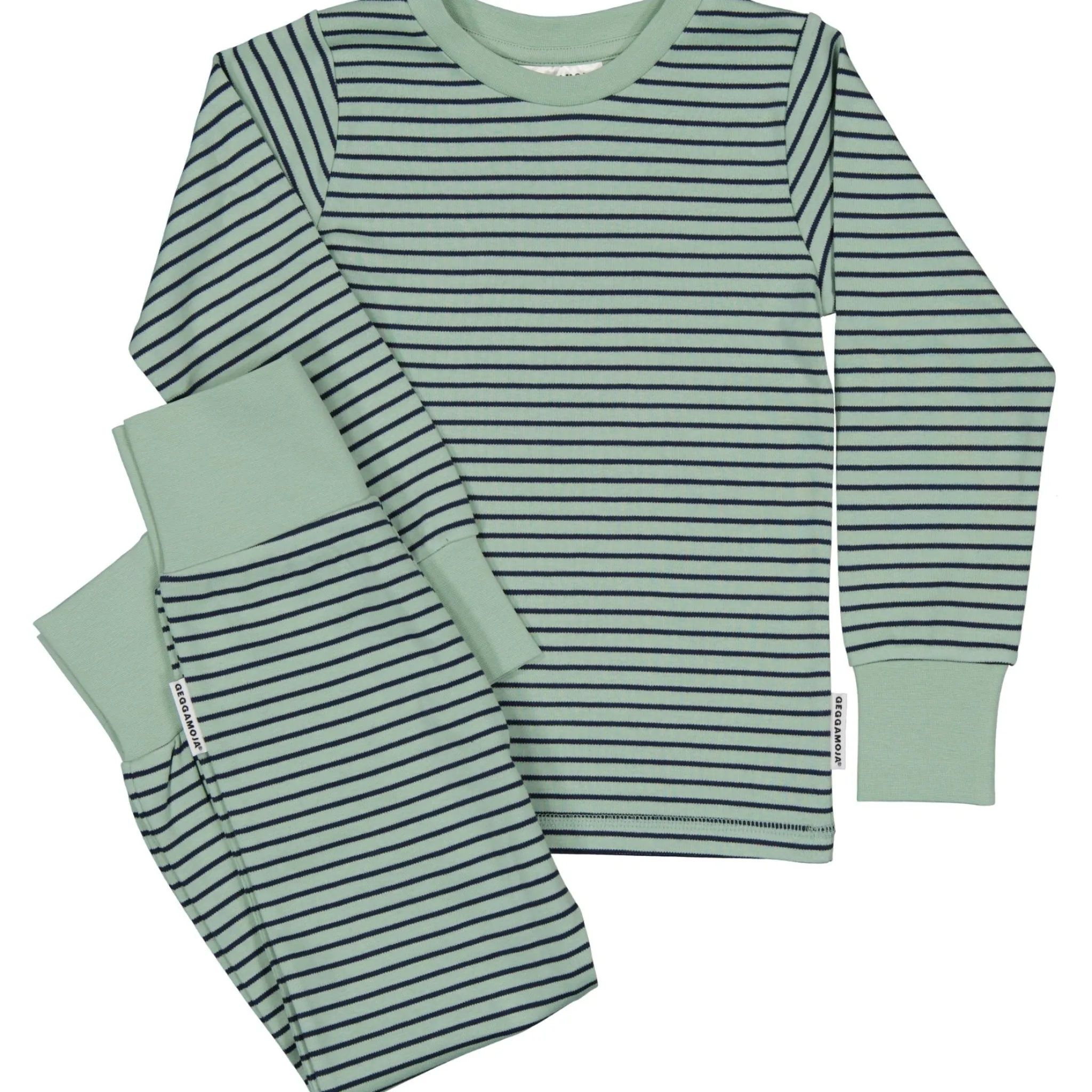 Barn Geggamoja Pyjamas Tvådelad<Pyjamas tvådelad Grön/Navy