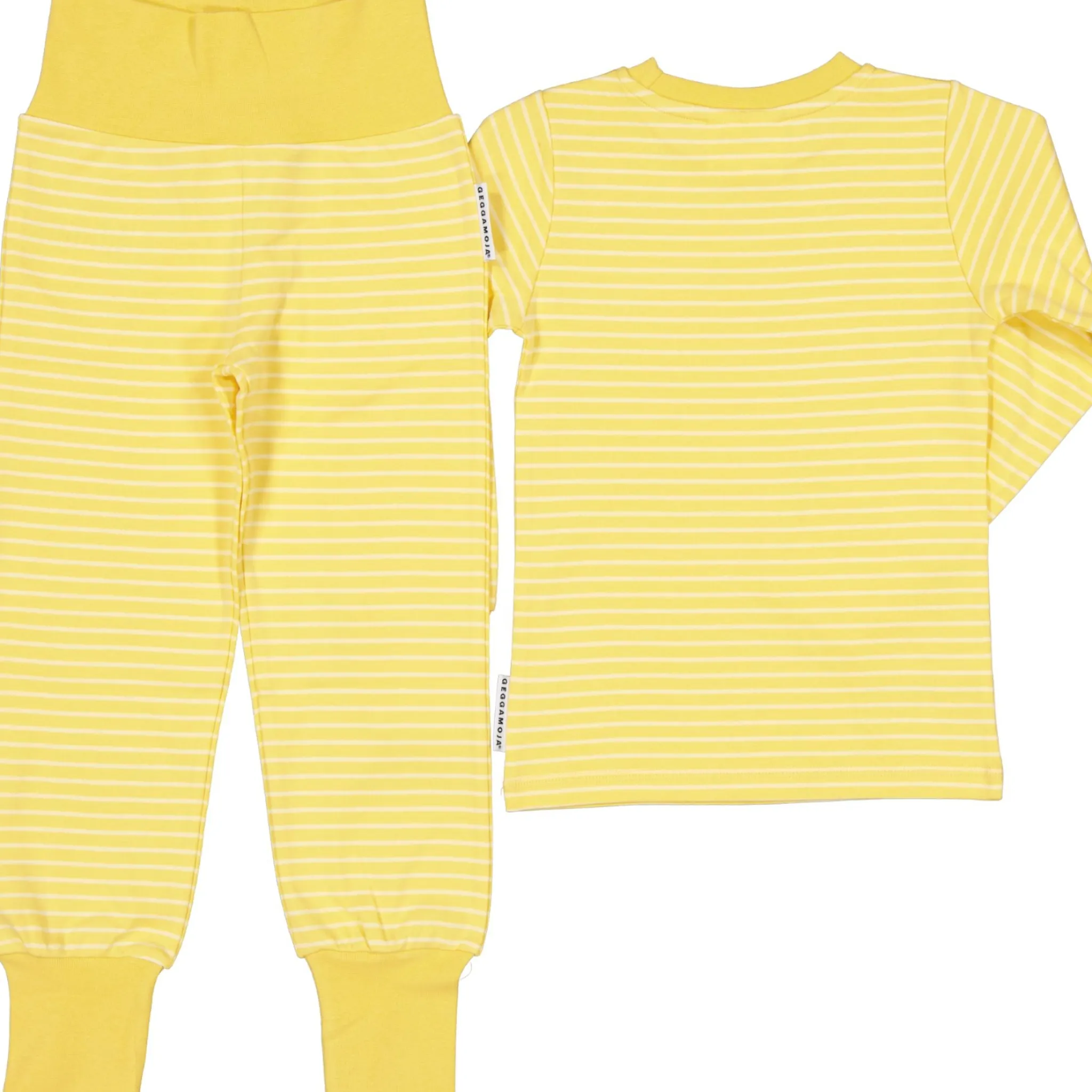 Barn Geggamoja Pyjamas Tvådelad<Pyjamas tvådelad Gul