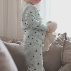 Barn Geggamoja Pyjamas Tvådelad<Pyjamas tvådelad Humlan Djojj Mint