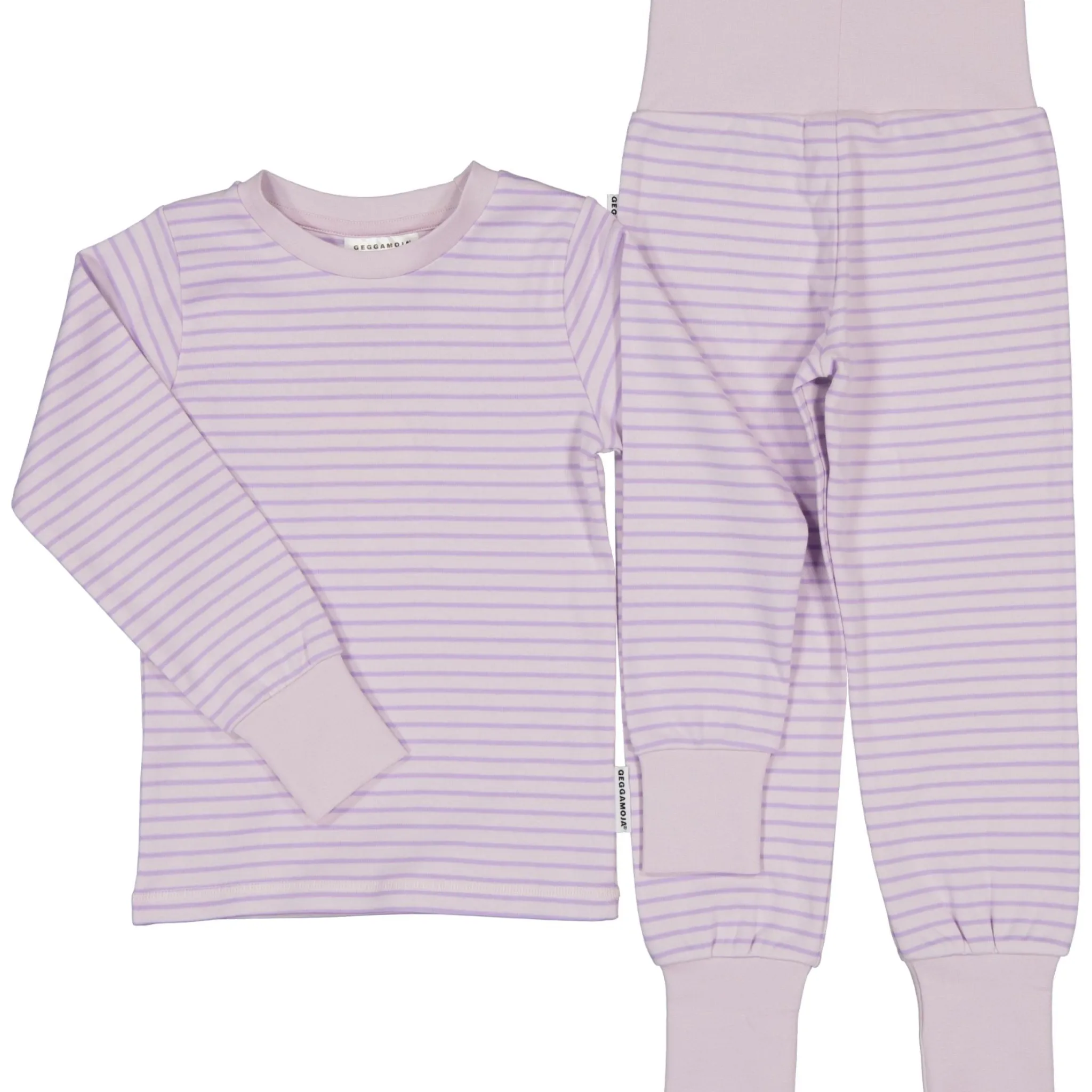 Barn Geggamoja Pyjamas Tvådelad<Pyjamas tvådelad Lila