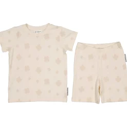 Barn Geggamoja Shorts|T-Shirts<Pyjamas-set Bambu Klöver Beige