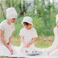 Barn Geggamoja Shorts|T-Shirts<Pyjamas-set Bambu Klöver Beige