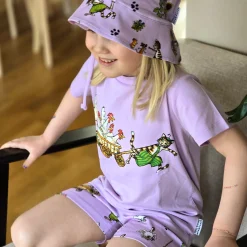 Barn Geggamoja Shorts|T-Shirts<Pyjamas-set Pettson och Findus Lila