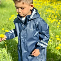 Barn Geggamoja Jackor|Skal Och Regnkläder<Regnjacka Navy